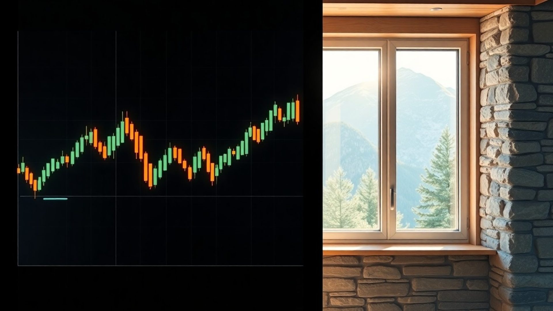 Slate-profesionalni AI trading nadzorni panel s podatkovnimi grafi