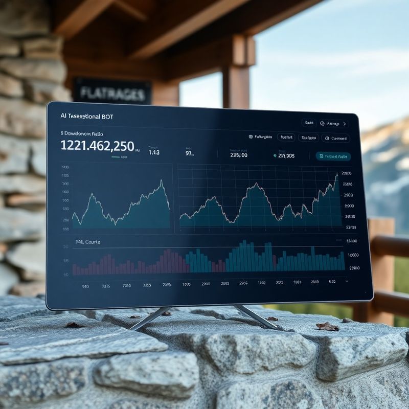 Podrobni prikaz nadzorne plošče AI trading bota